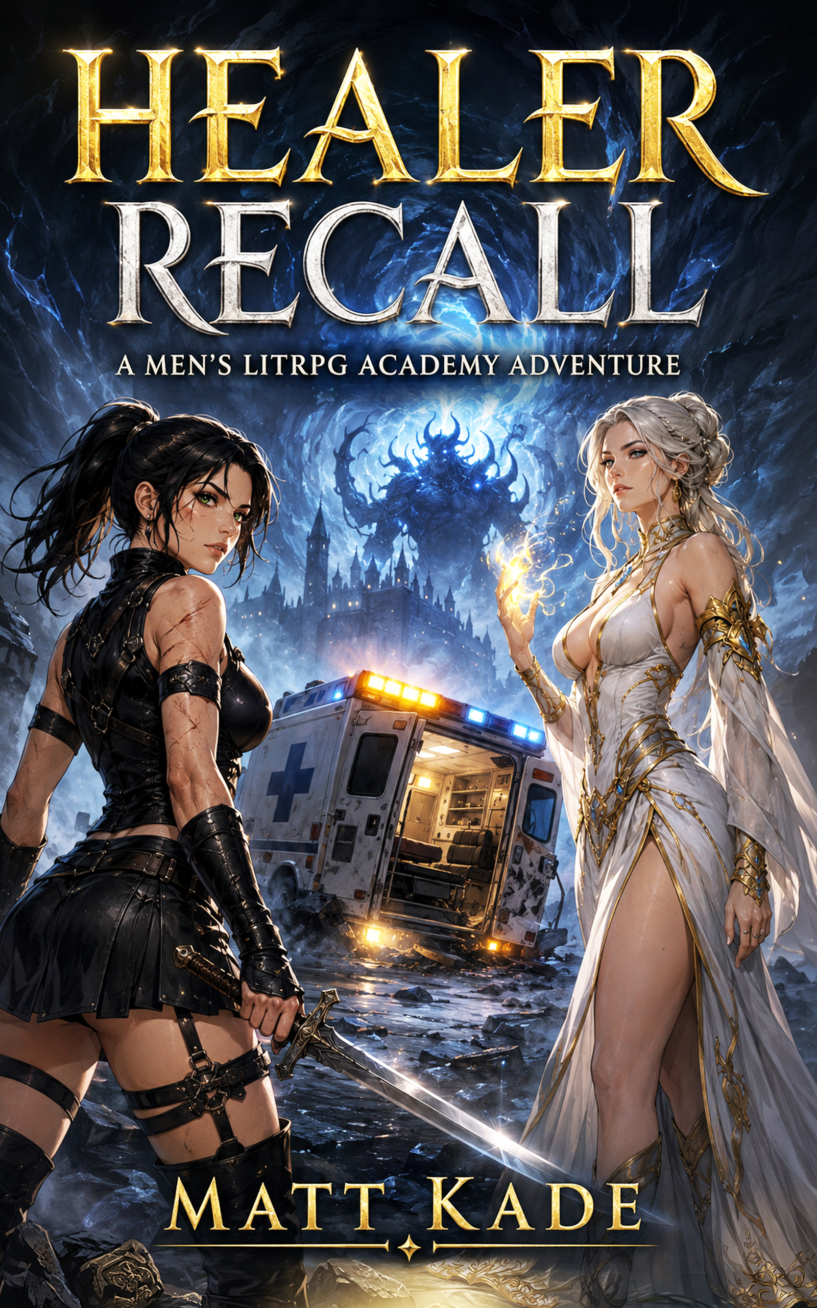 Healer Recall: A Men’s LitRPG Academy Adventure book cover